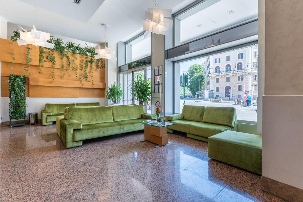 Część wypoczynkowa w obiekcie Best Western Hotel President - Colosseo