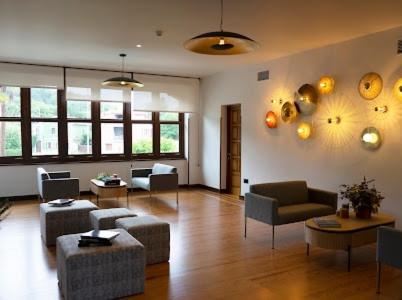 Гостиная зона в Hotel El Rosal de Cudillero