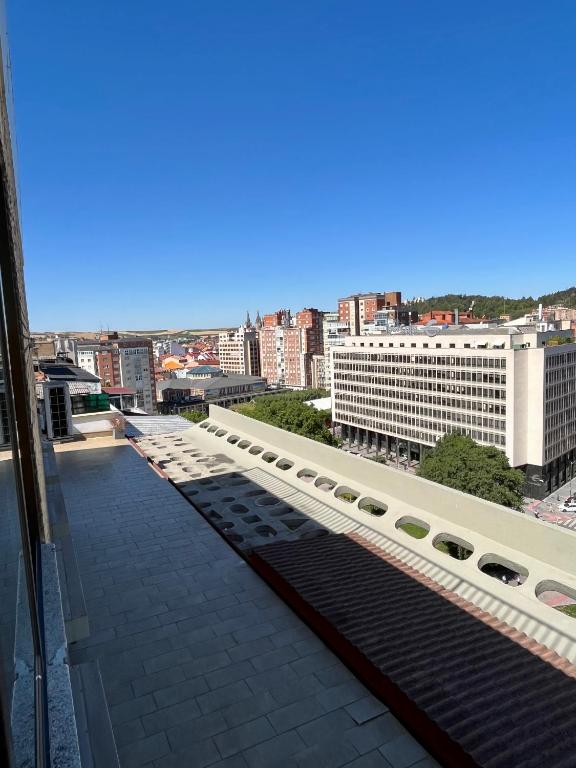 a view from the roof of a building at Duplex De los Reyes Católicos con parking incluido in Burgos