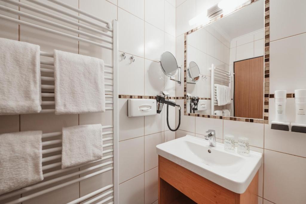 Koupelna v ubytování Landhotel Prielbauer