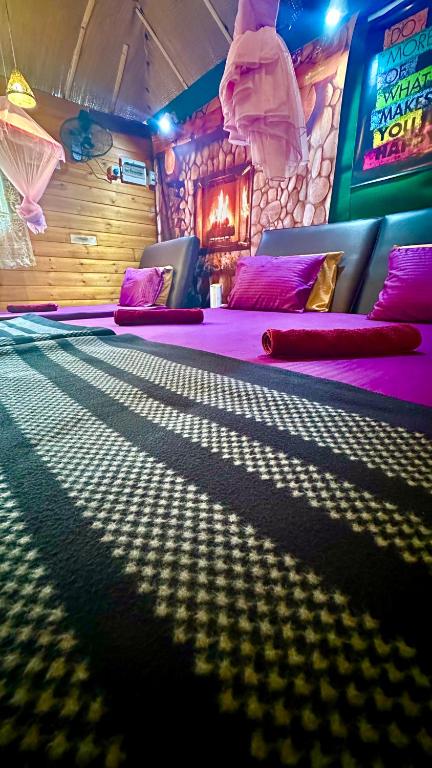 Posezení v ubytování A Lounge Hostel And Cafe