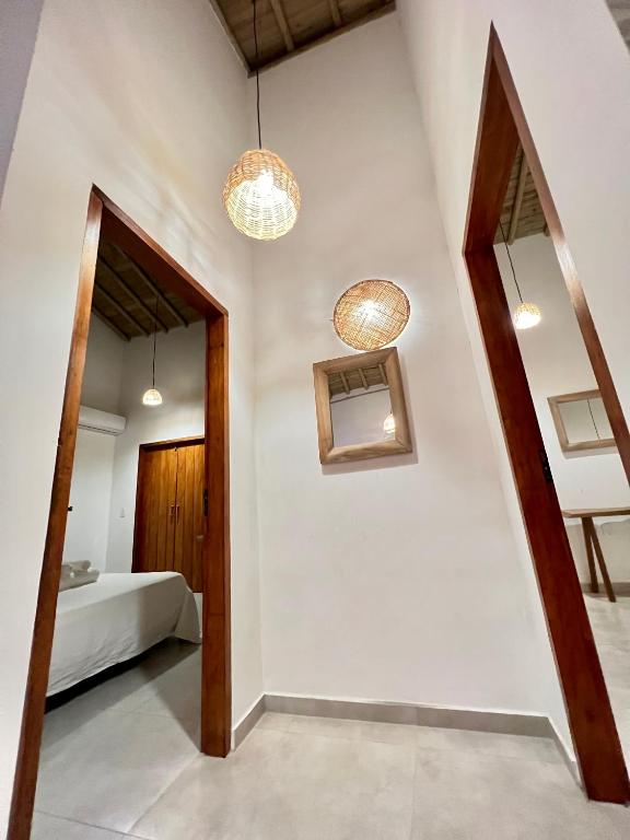 Postel nebo postele na pokoji v ubytování Villa Sagui Trancoso