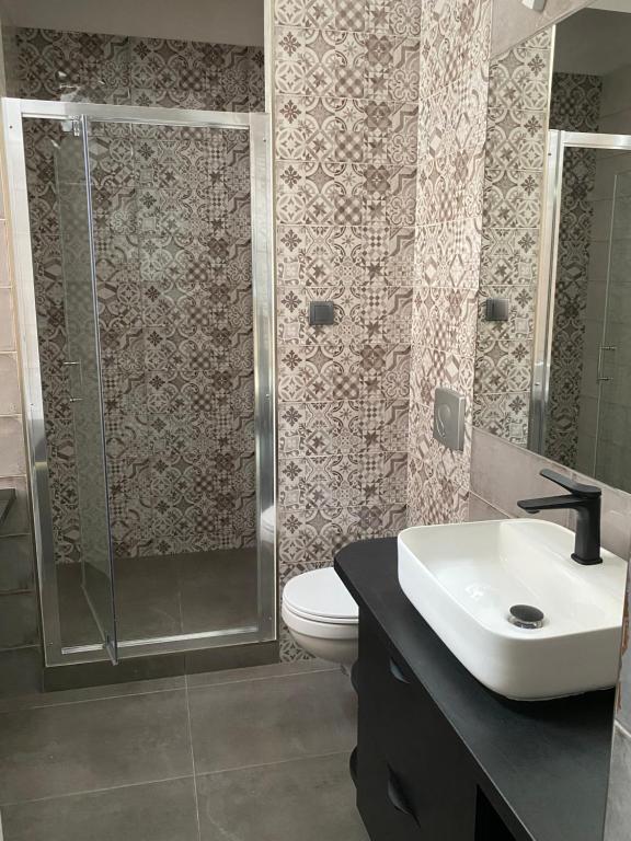 Łazienka w obiekcie Aparthotel Łódź 55 Piotrkowska