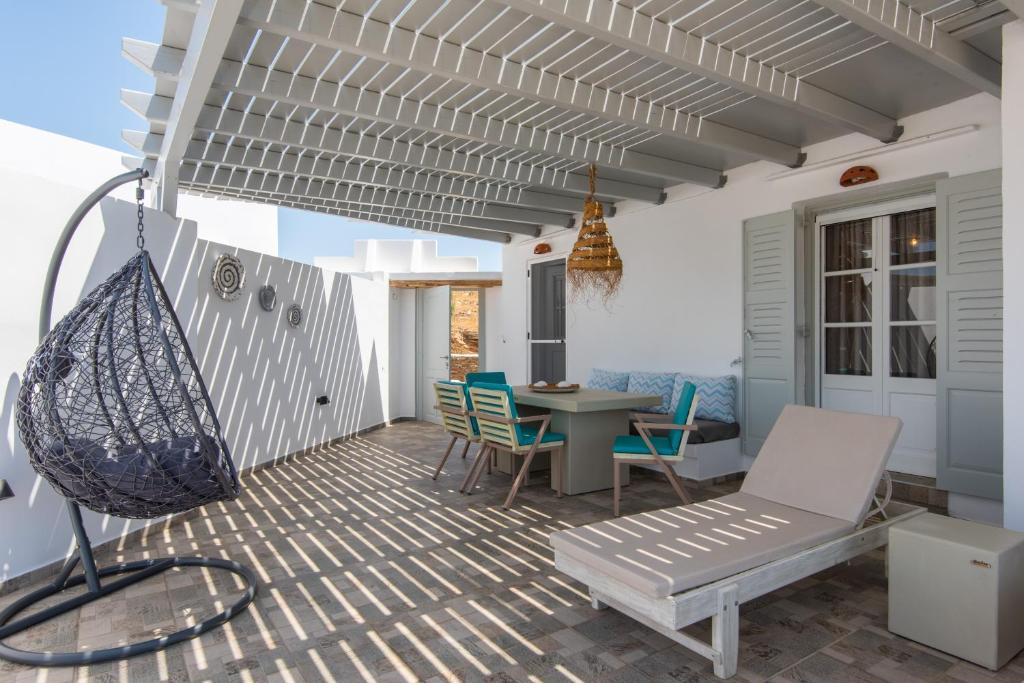 A balcony or terrace at Erifili Houses
