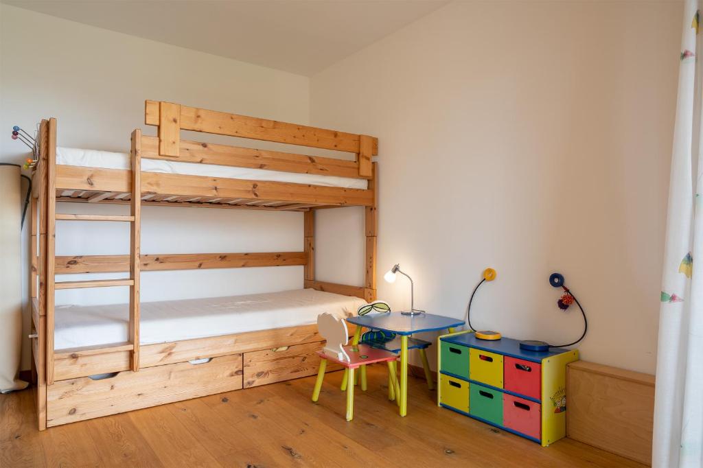Postel nebo postele na pokoji v ubytování Schmetterling