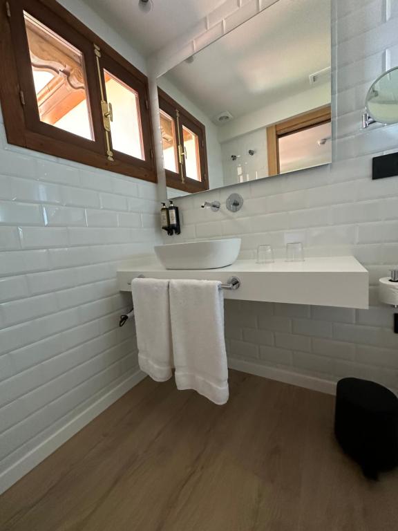 Ванная комната в Hotel El Rosal de Cudillero