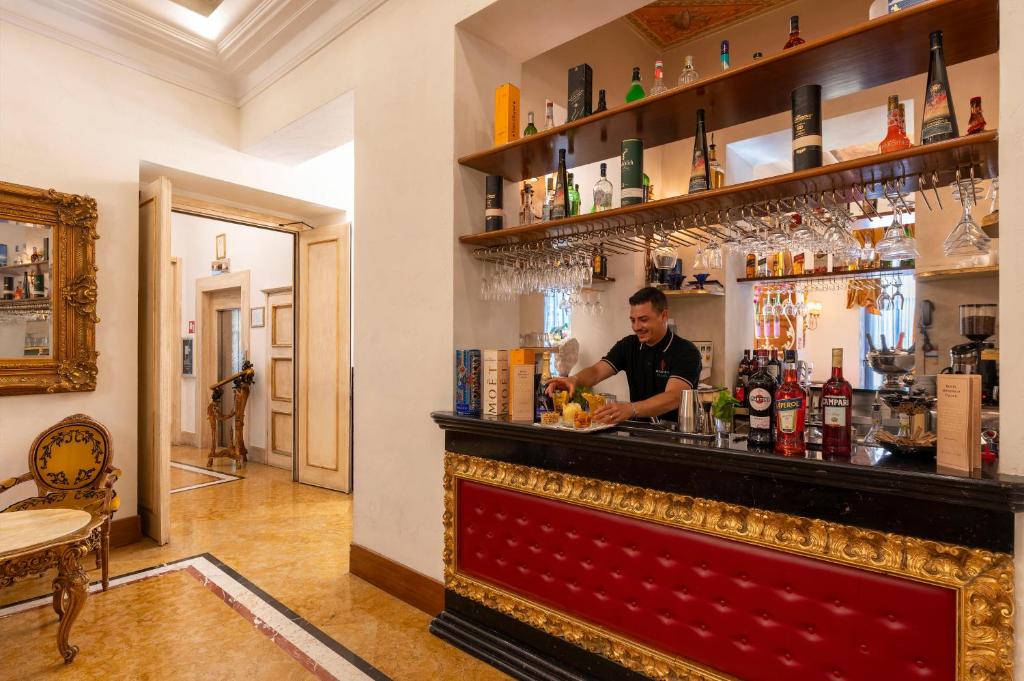 Lounge nebo bar v ubytování Romanico Palace Luxury Hotel & SPA