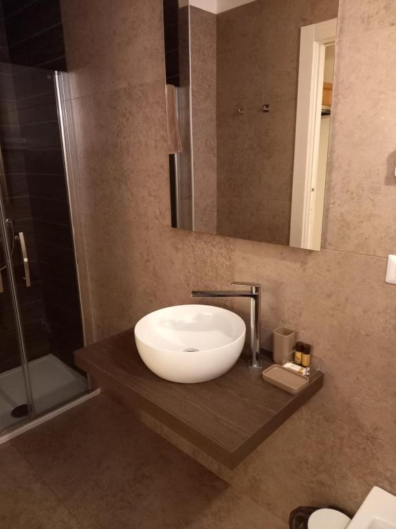 Koupelna v ubytování Dimora50