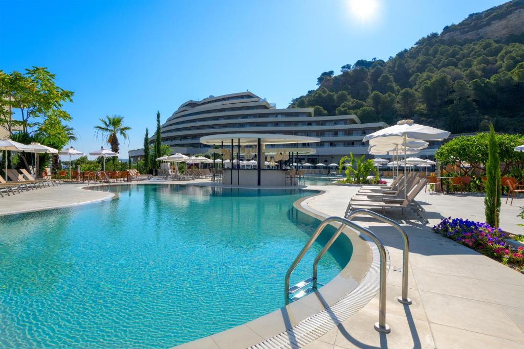 Bazén v ubytování Olympic Palace Hotel nebo v jeho okolí