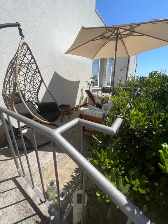 Balkón nebo terasa v ubytování House Erin Tara Sigrid, Hvar