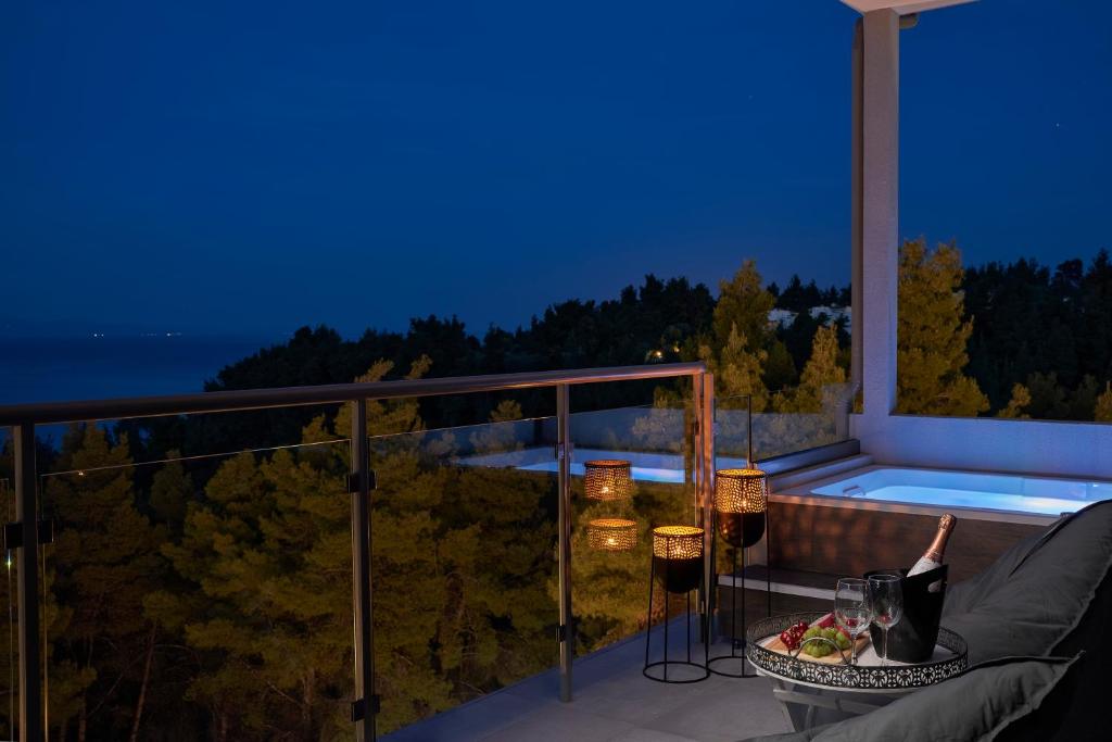Balkon lub taras w obiekcie Mirabilia Boutique Hotel