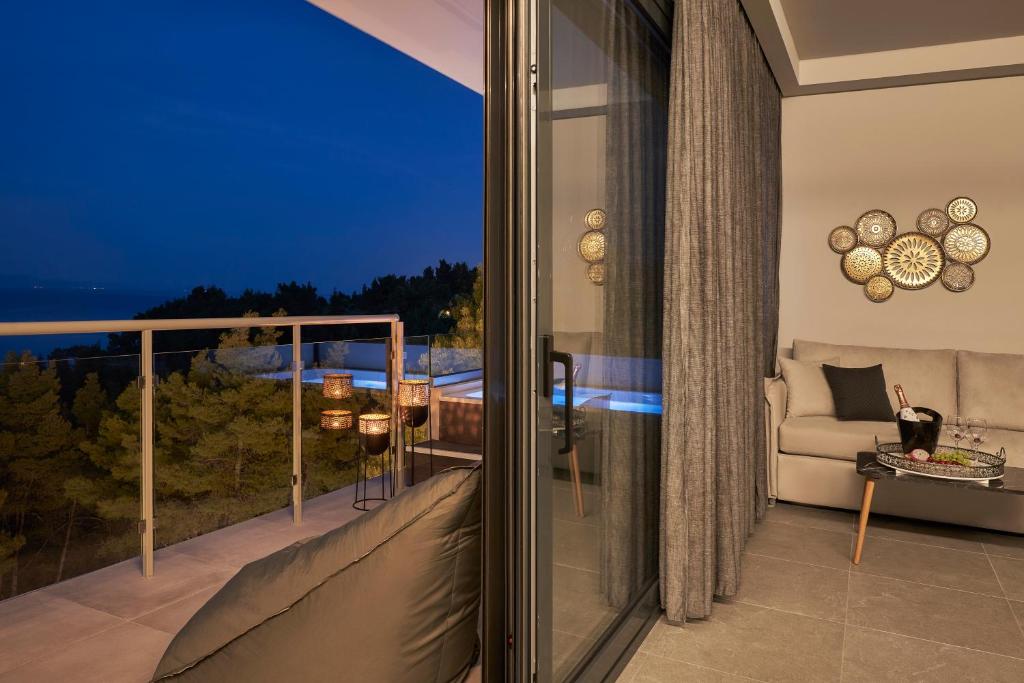 Balkon lub taras w obiekcie Mirabilia Boutique Hotel