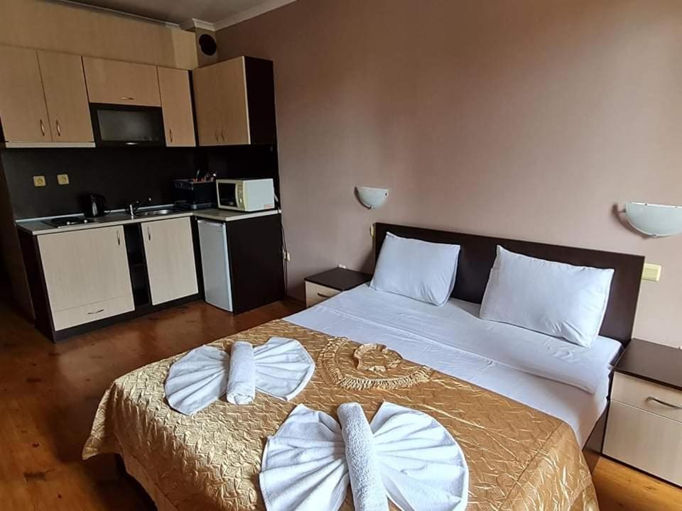 Postel nebo postele na pokoji v ubytování MitProt Panorama Bay 2 Private Apartament ap.122