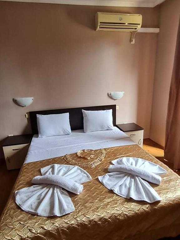 Postel nebo postele na pokoji v ubytování MitProt Panorama Bay 2 Private Apartament ap.122