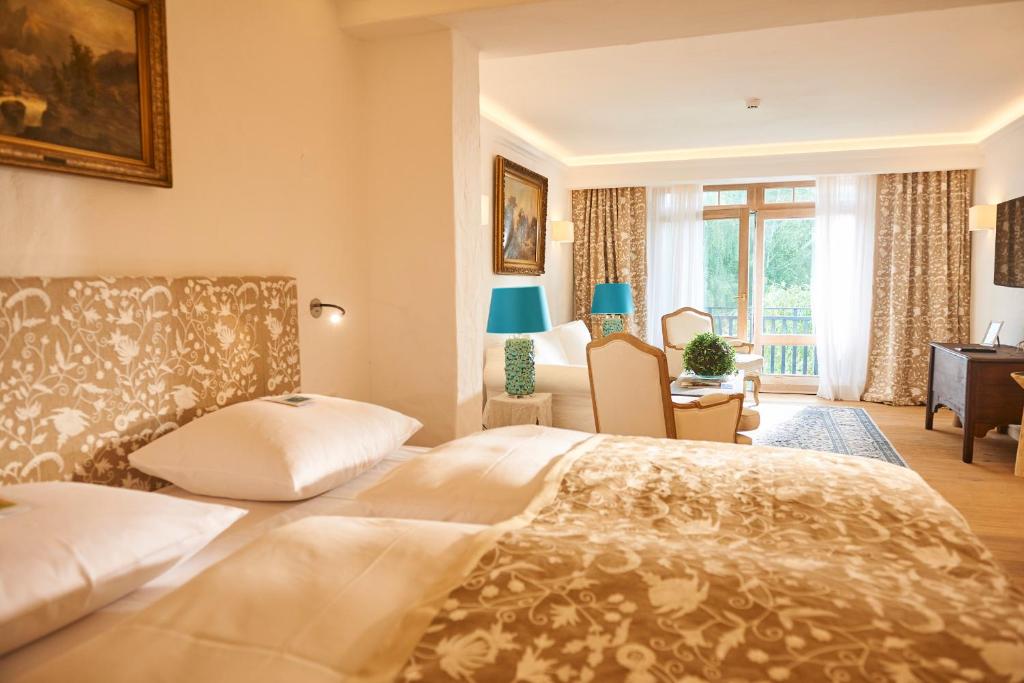 Postel nebo postele na pokoji v ubytování BLEICHE RESORT & SPA