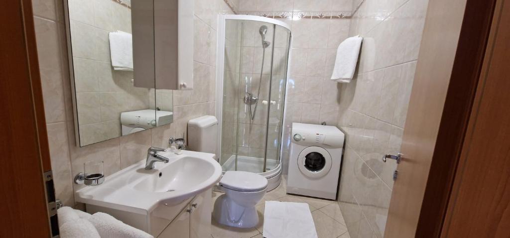 Kúpeľňa v ubytovaní Apartments Stengl