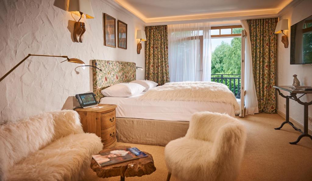 Postel nebo postele na pokoji v ubytování BLEICHE RESORT & SPA