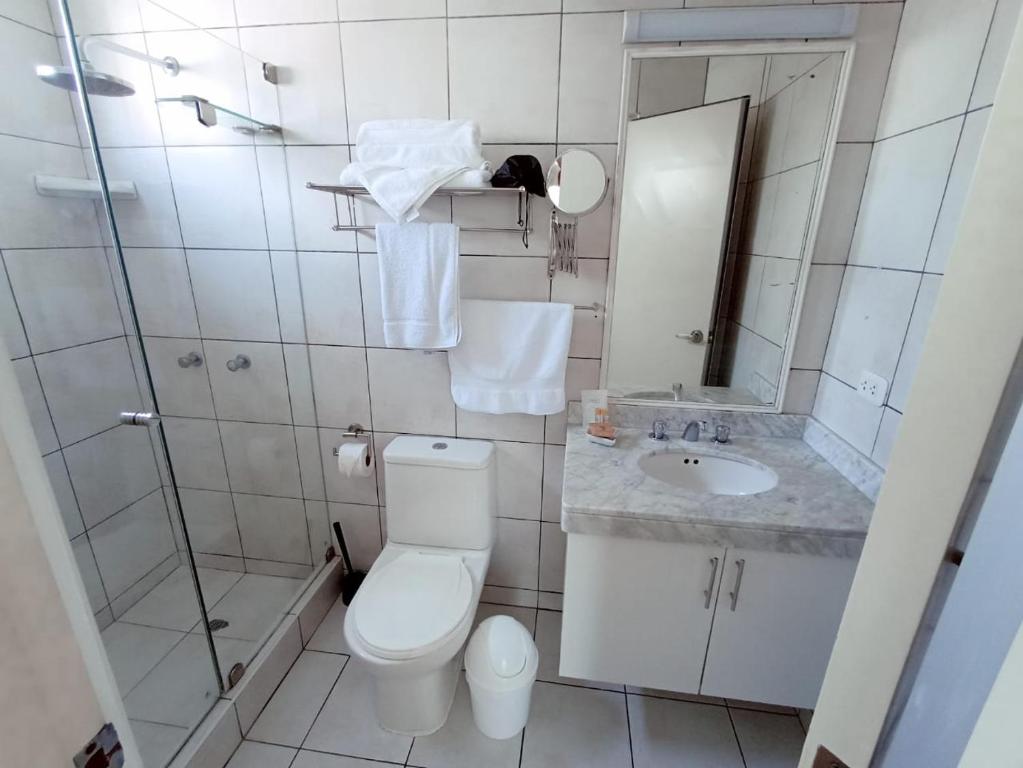 Ένα μπάνιο στο Hotel Boutique Runcu Miraflores