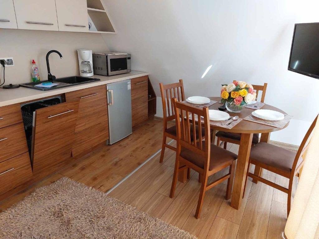 Kuchyňa alebo kuchynka v ubytovaní Apartamenty CEDE Zakopane