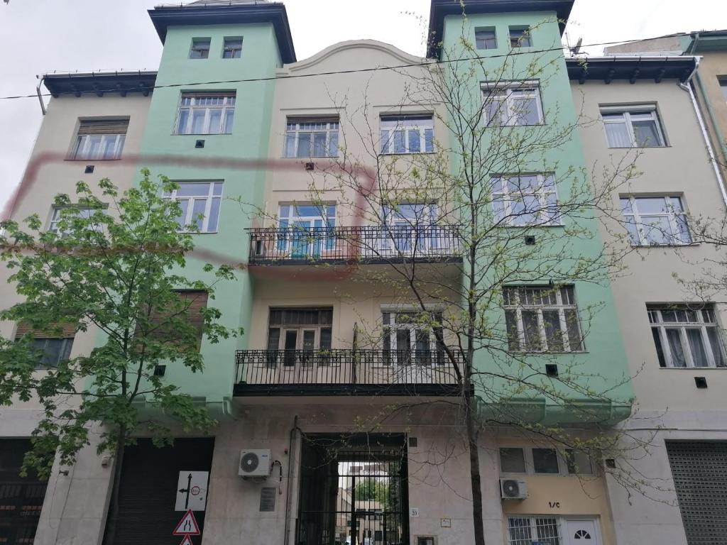 an apartment building in the city of paris at Mamma's Apartment in Budapest