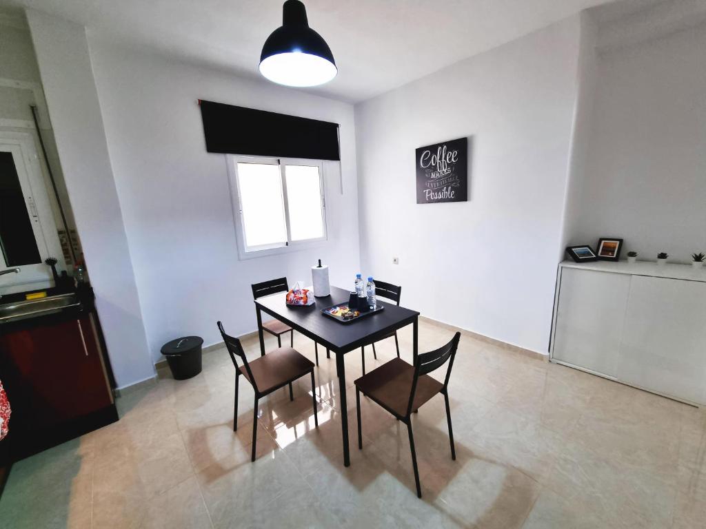 Kuchyň nebo kuchyňský kout v ubytování Prestige Apartment Oued Laou