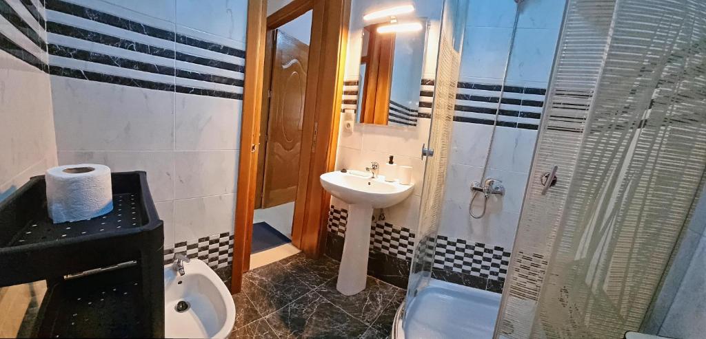 Koupelna v ubytování Prestige Apartment Oued Laou