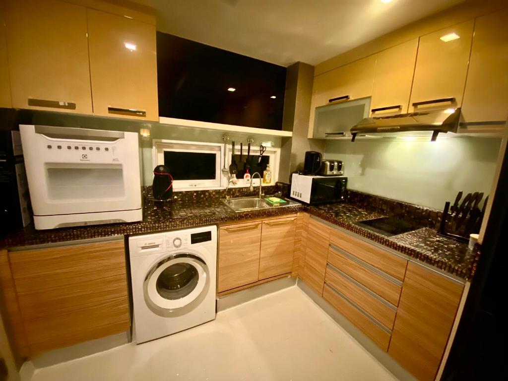 Kuchyň nebo kuchyňský kout v ubytování Lux SL Luxury Style of Life