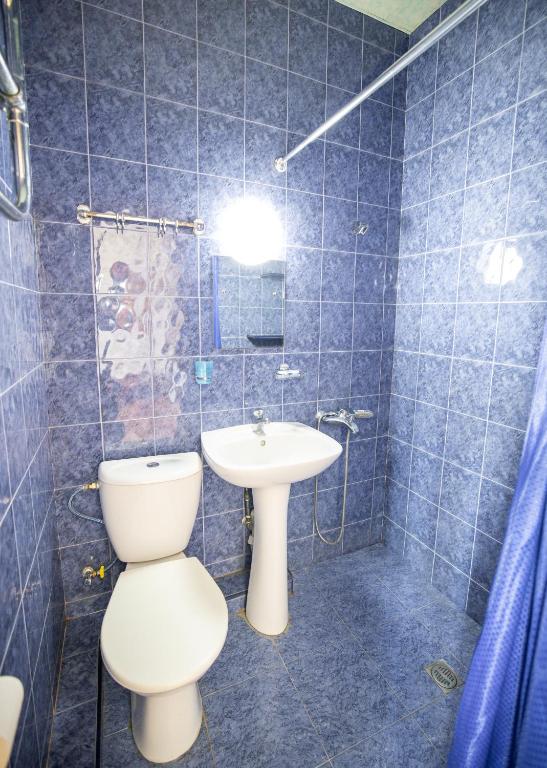 Koupelna v ubytování Metro Palace