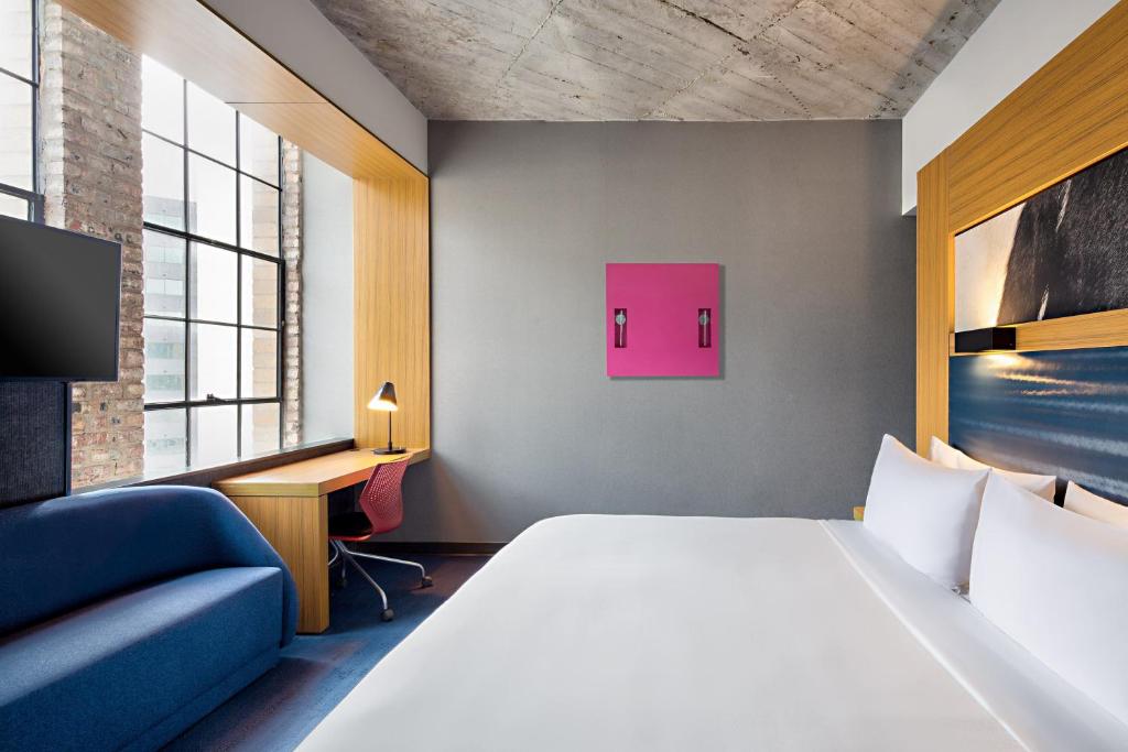 Aloft Dallas Downtown - Savvy, Suite, 1 Koning, Bankbed