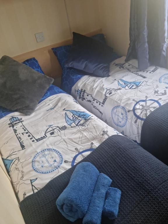 Postel nebo postele na pokoji v ubytování Serenity