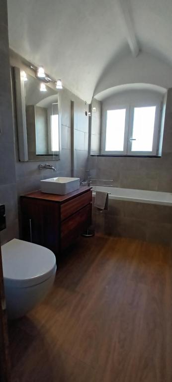 Koupelna v ubytování Gîte l'Echauguette du Perche
