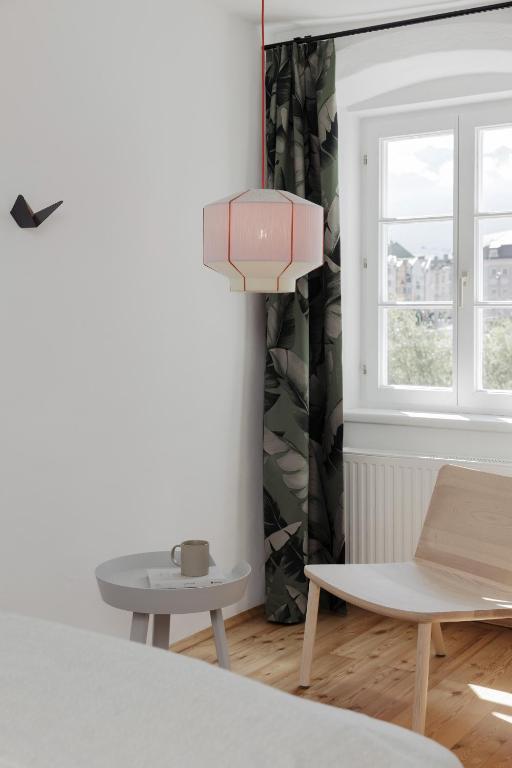 Posezení v ubytování Das Grüne Haus - Boutique Apartments ecofriendly