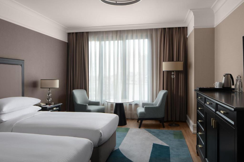 Postel nebo postele na pokoji v ubytování Istanbul Marriott Hotel Pendik