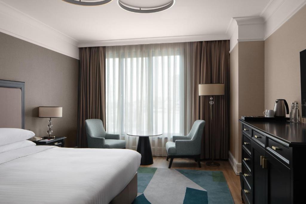 Postel nebo postele na pokoji v ubytování Istanbul Marriott Hotel Pendik