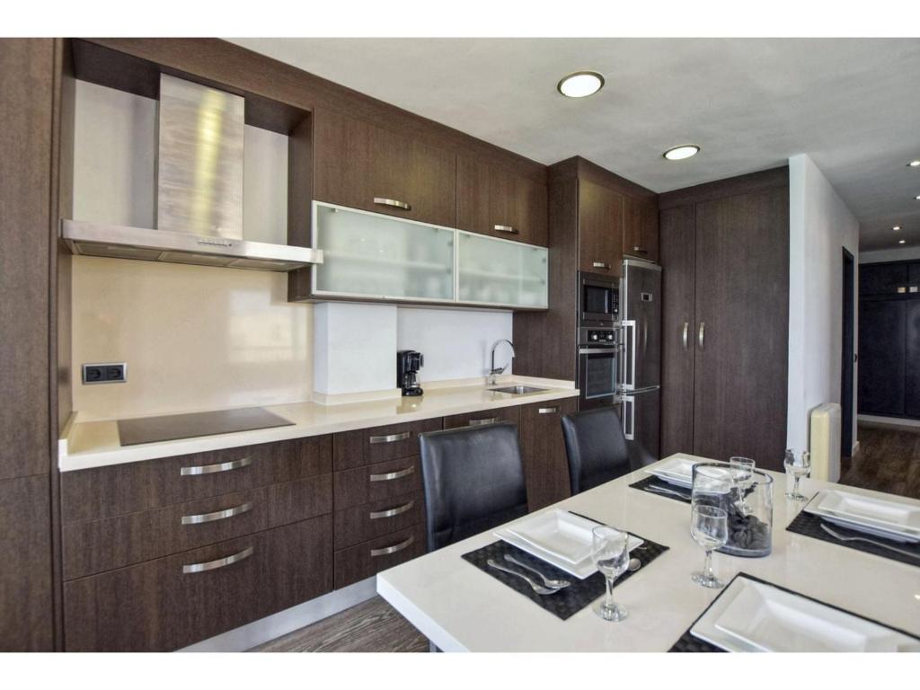 A kitchen or kitchenette at Belvilla by OYO Son Baulo