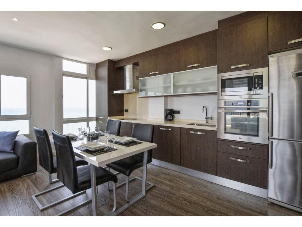 A kitchen or kitchenette at Belvilla by OYO Son Baulo