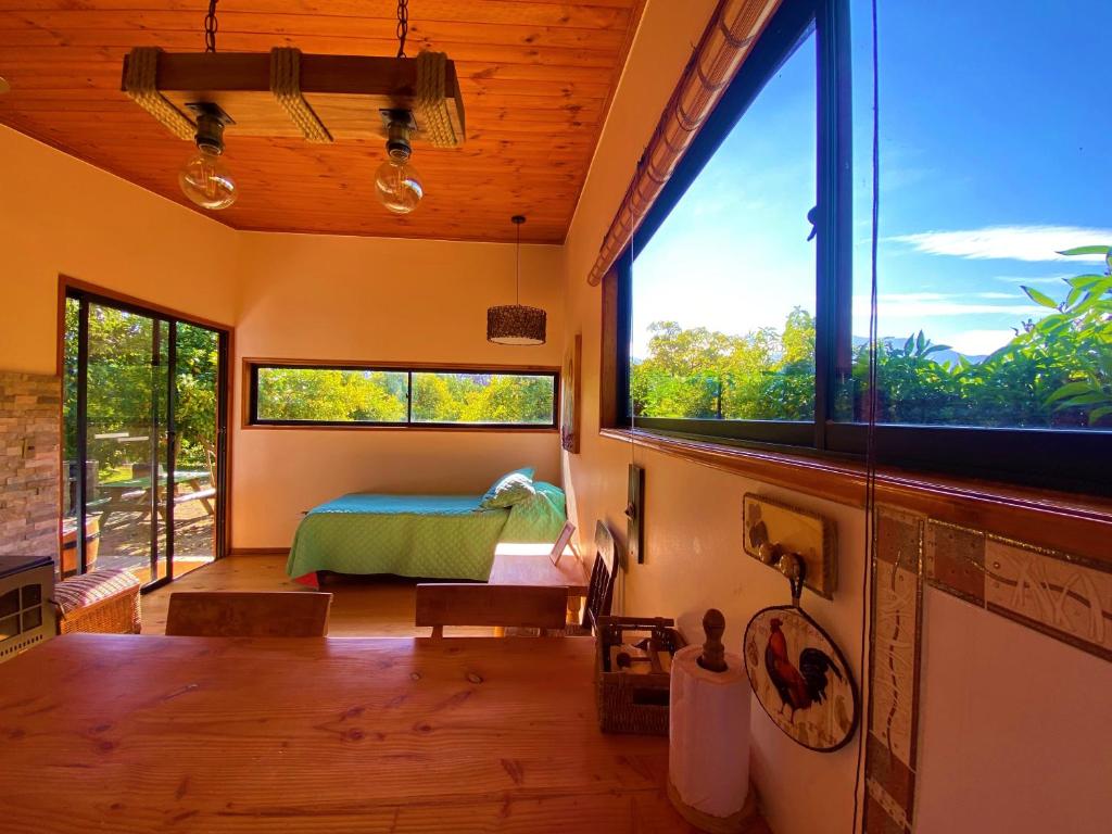 Posezení v ubytování Cabañas SPA Olmue