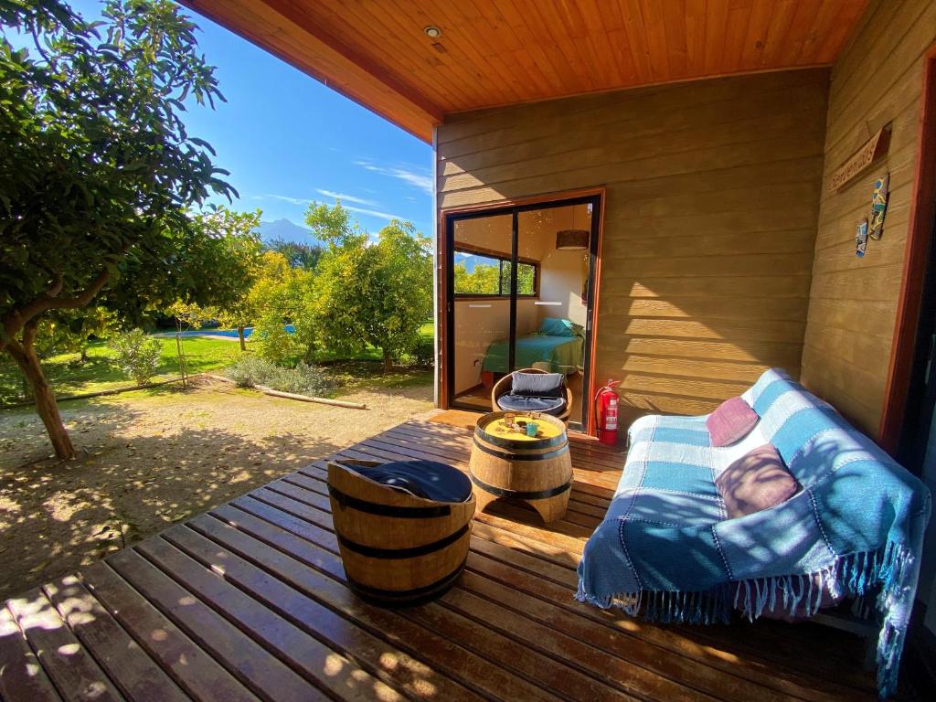Zahrada ubytování Cabañas SPA Olmue