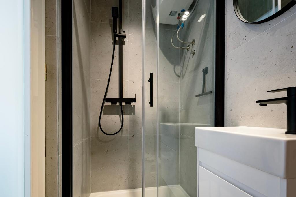 Ванная комната в CITY BREAK Studio apartments