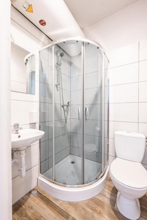 Kúpeľňa v ubytovaní Target Hostel