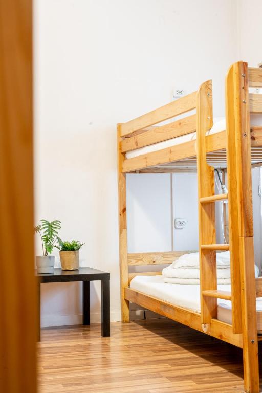 Posteľ alebo postele v izbe v ubytovaní Target Hostel