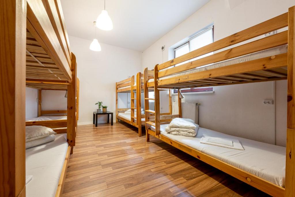 Posteľ alebo postele v izbe v ubytovaní Target Hostel