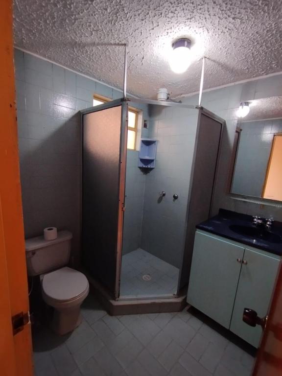 Koupelna v ubytování Casa Esther