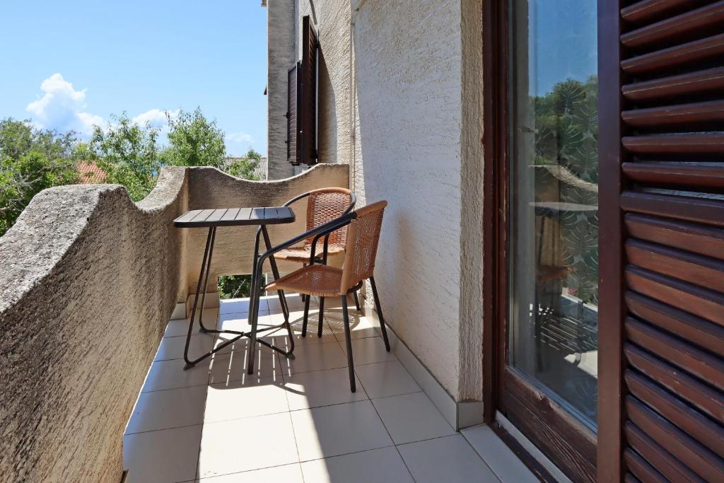 Balkon lub taras w obiekcie Studio Mandre 3084b