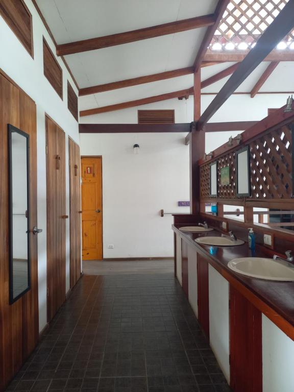 Kuchyň nebo kuchyňský kout v ubytování Pagalù Hostel