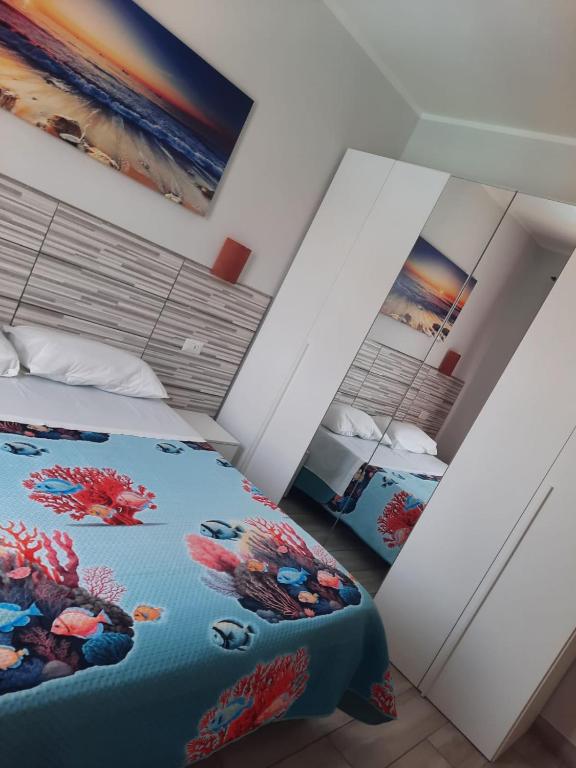 Postel nebo postele na pokoji v ubytování Villa MIRIAM