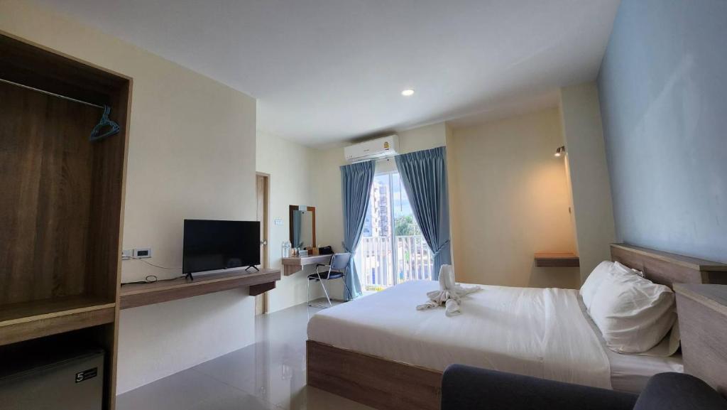 TV a/nebo společenská místnost v ubytování 98 Tower Chiang Mai