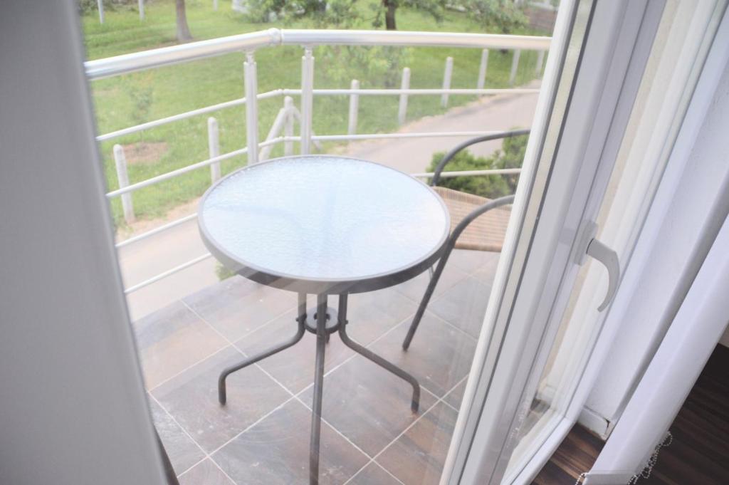 Balkón nebo terasa v ubytování Motel Bella