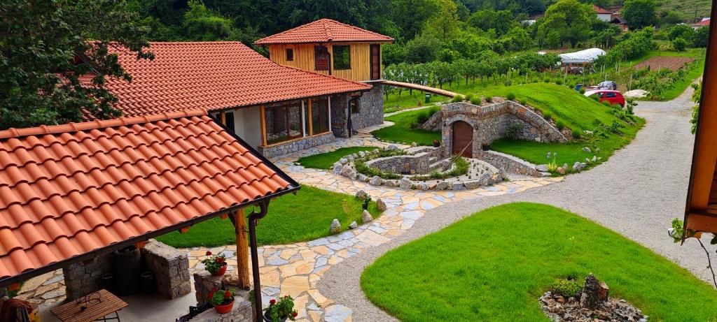 Zahrada ubytování Chateau Orman