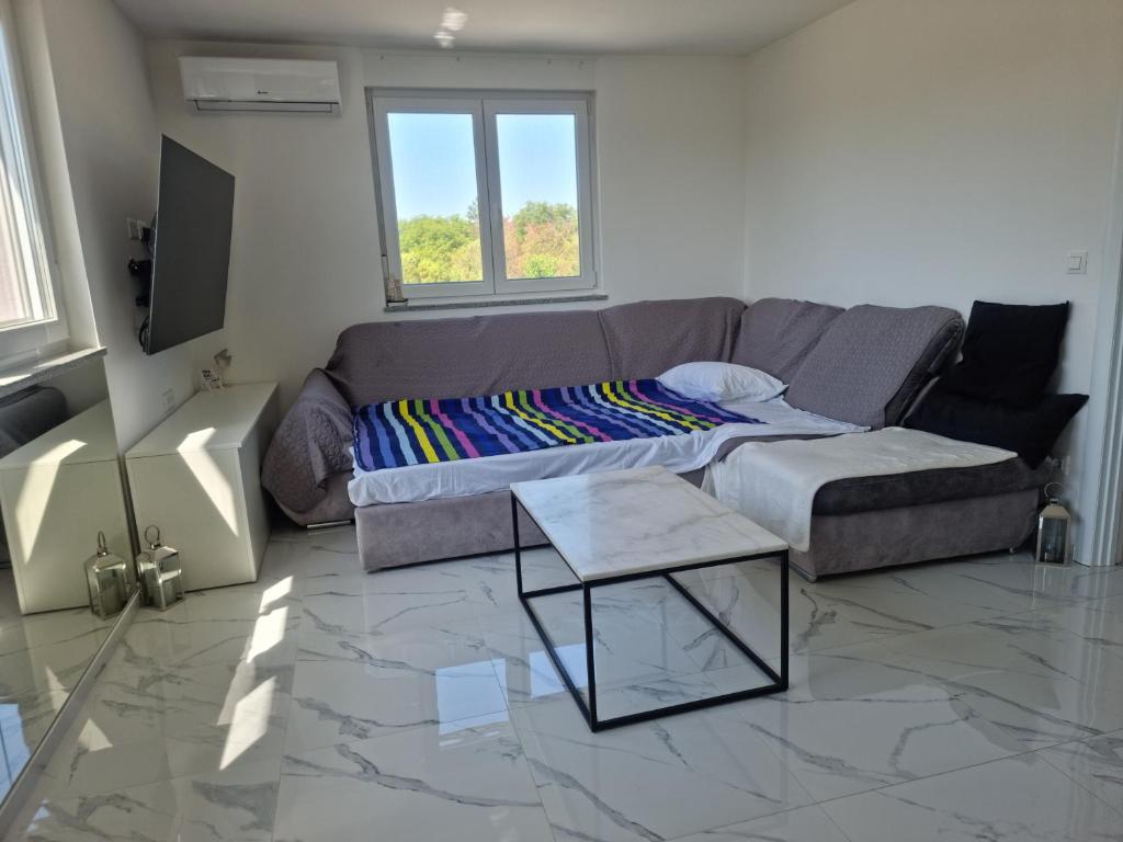 Posezení v ubytování Luxury Apartment Umag